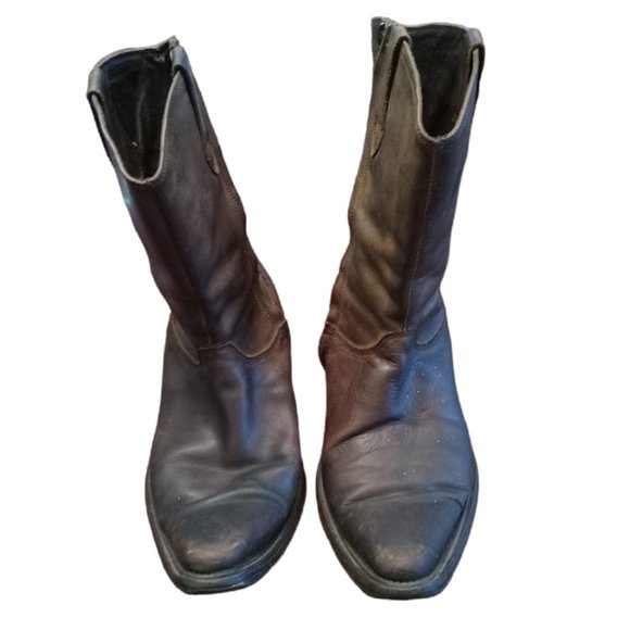 GUC | HTF "P Custer" | 🤠👢Cowboy Boots👢🤠 | Dark Brown | Men's | Size: 10.5 - Picture 10 of 16